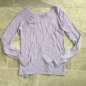 Lululemon open back sweater purple size 8